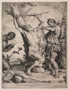 Pyhän Bartolomeuksen marttyyrikuolema tekijältä Jusepe de Ribera