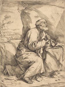 Pyhän Pietarin katumus tekijältä Jusepe de Ribera