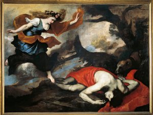 Venus ja Adonis (öljy kankaalle) tekijältä Jusepe de Ribera