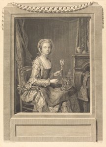 Miss Hänen sisarensa tekijältä Juste Chevillet after Jean Gaspard Heilmann