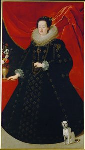 Eleonora Gonzaga, keisari Ferdinand III:n vaimo ... (maalaus kankaalle) tekijältä Justus Sustermans