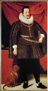 Keisari Ferdinand II, Baijerin Maria Annan ja Eleonore Gonzagan aviomies... (öljy kankaalle) tekijältä Justus Sustermans