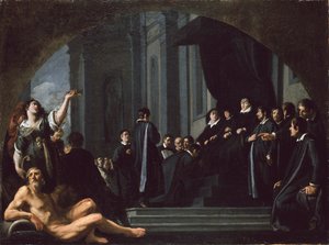 Firenzen senaattorit vannovat uskollisuutta Ferdinando II de