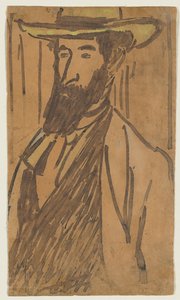 Muotokuva Aristide Maillolista, n. 1890. tekijältä József Rippl Rónai