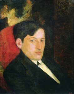 D. Shevardnadzen muotokuva, 1921 (öljy kortille)