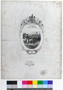"Les Chemins de Fer", noin 1840 (litografia paperille). tekijältä Kaeppelin et Compagnie