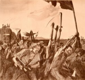 Aufruhr tekijältä Käthe Kollwitz