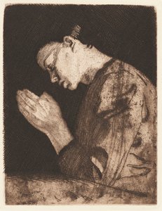 Rukoileva tyttö (Praying Girl) tekijältä Käthe Kollwitz