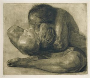 Frau mit totem Kind tekijältä Käthe Kollwitz