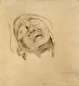 Naisen pää tekijältä Käthe Kollwitz