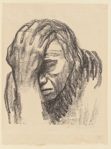 Mietteliäs nainen tekijältä Käthe Kollwitz