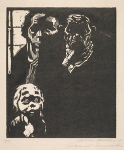 Proletariaatti: nro 1 työtön tekijältä Käthe Kollwitz