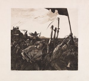 Kapina, 1899. tekijältä Käthe Kollwitz