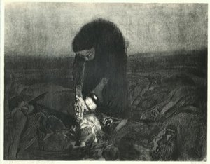 Taistelukenttä tekijältä Käthe Kollwitz