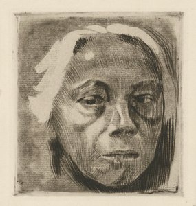 Omakuva (hylätty versio) tekijältä Käthe Kollwitz