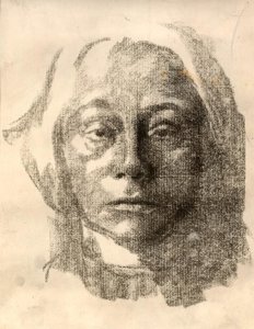 Selbstbildnis tekijältä Käthe Kollwitz