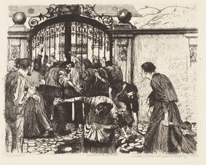 Hyökkäys (Attack) tekijältä Käthe Kollwitz