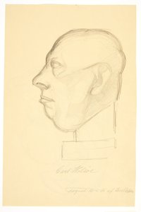 Taidemaalari Carl Holsøen (1863-1935) muotokuva