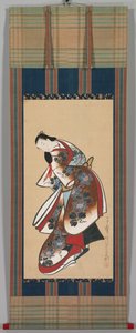 Kurtisaani, 1700-luvun alku. tekijältä Kaigetsudō Doshin