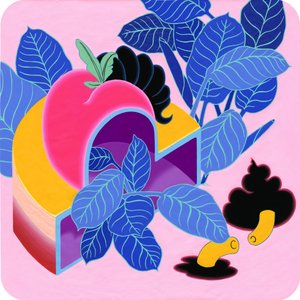Apple Peach, 2019 (akryyli kankaalle) tekijältä Kam Tsz