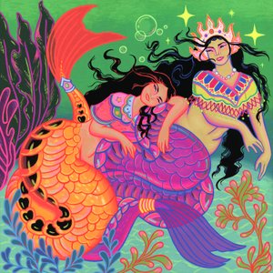 Sapphic Mermaids, 2020 (akryyli paneelissa)