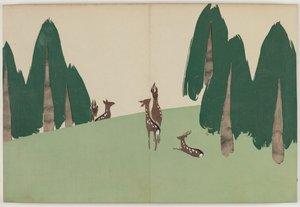 Sadan maailman kukat (Momoyogusa): Kasuga Plain (Kasugano) tekijältä Kamisaka Sekka