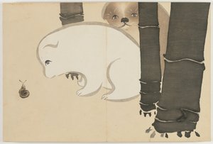 Sadan maailman kukat (Momoyogusa): Pennut (Enokoro) tekijältä Kamisaka Sekka