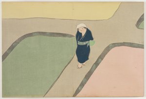 Sadan maailman kukat (Momoyogusa): Spring Field (Haru no tanomo) tekijältä Kamisaka Sekka