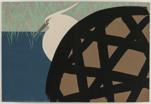 Sadan maailman kukat (Momoyogusa): White Heron (Shirosagi) tekijältä Kamisaka Sekka