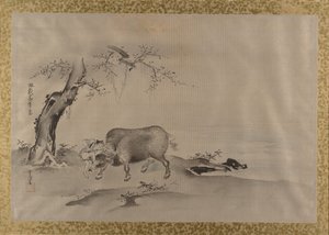 Albumi kiinalaisten maalausten kopioista, 1600-luku.