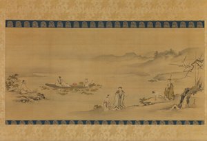 Quatre admiradors, finals del segle XVII-principis del XVIII. finlandès