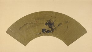 Joki ja punainen aurinko, Edo-kausi, 1800-luvun alku. tekijältä Kano Isen