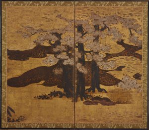 Kukkivat kirsikkapuut, Edo-kausi, n. 1580-1635.