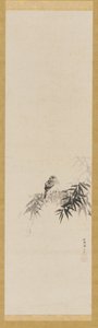 Lintu bambunoksalla, Edo-kausi, 1600-luku.