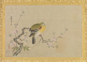 Album of Copies of Chinese Paintings, albumin lehti, (muste ja väri silkille)