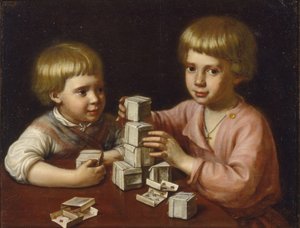 Lapset leikkivät, 1837 tekijältä Kapiton Stepanovich Pavlov
