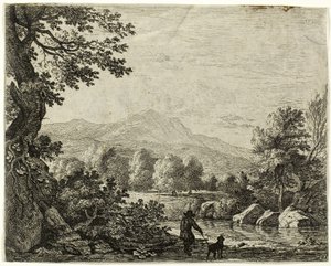 Mies koiran kanssa tekijältä Karel Dujardin