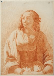 Porträt einer jungen Frau tekijältä Karel Dujardin