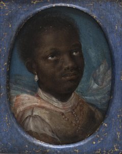 Afrikkalaisen pää tekijältä Karel van III Mander