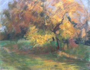 Autumn at May Banks, Sussex, 2000 (pastelli paperille) tekijältä Karen Armitage