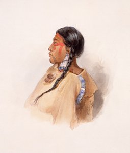 Cree nainen tekijältä Karl Bodmer