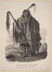 Monitari-intiaani tekijältä Karl Bodmer