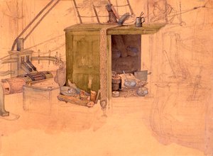 Januksen keittiö tekijältä Karl Bodmer