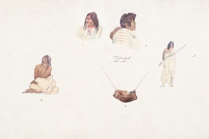 Tunnistamattomat hahmot tekijältä Karl Bodmer