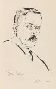 Thomas Mannin muotokuva 1875-1955, 1924. tekijältä Karl Dannemann