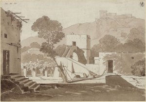 Maalaistalo Anacaprin lähellä tekijältä Karl Friedrich Schinkel
