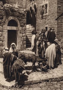 Bethlehem, Market Scene (m/w kuva) tekijältä Karl Grober