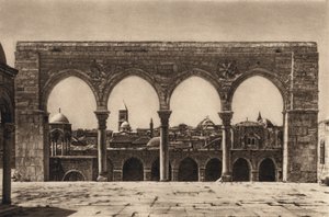 Jerusalem, Temppelin paikka (m/w kuva) tekijältä Karl Grober