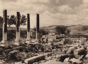 Samaria, Herodeksen palatsin rauniot (m/w kuva)