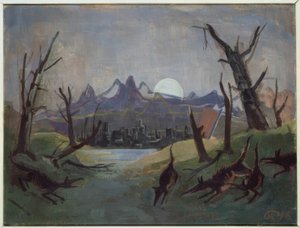 Paha yö tekijältä Karl Hofer